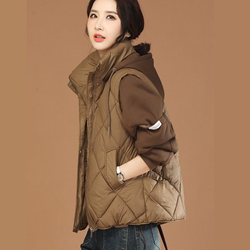 Custom Women Padded Puff hooded Jacket 